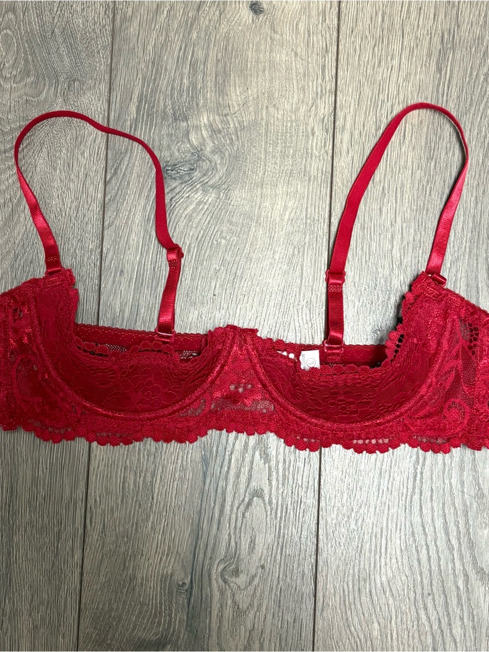 Red sexy bralette